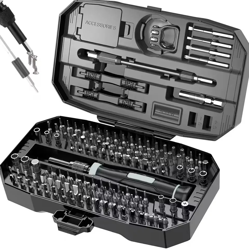 JAKEMY JM-8183 145 In 1 Precision Screwdriver Set Hex Phillips Magnetic CR-V Bits For iPhone PC Professional Repair Hand Tools